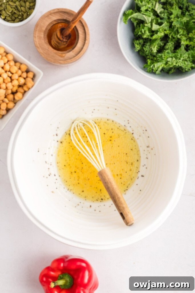 Healthy Kale Chickpea Salad 6 Kale Chickpea Salad dressing ingredients