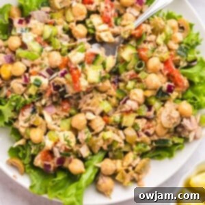 Refreshing Mediterranean Tuna and Chickpea Salad 12 Mediterranean Tuna and Chickpea Salad 1200 x 1200