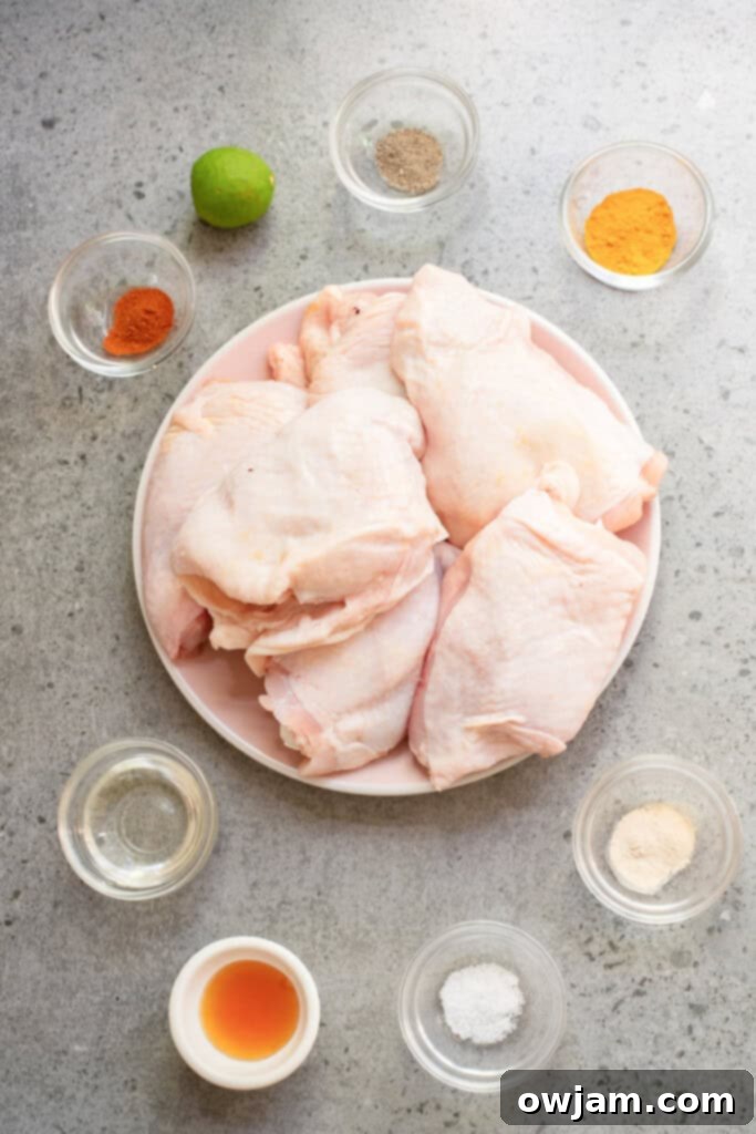 Golden Turmeric Chicken 3 Turmeric Chicken recipe ingredients
