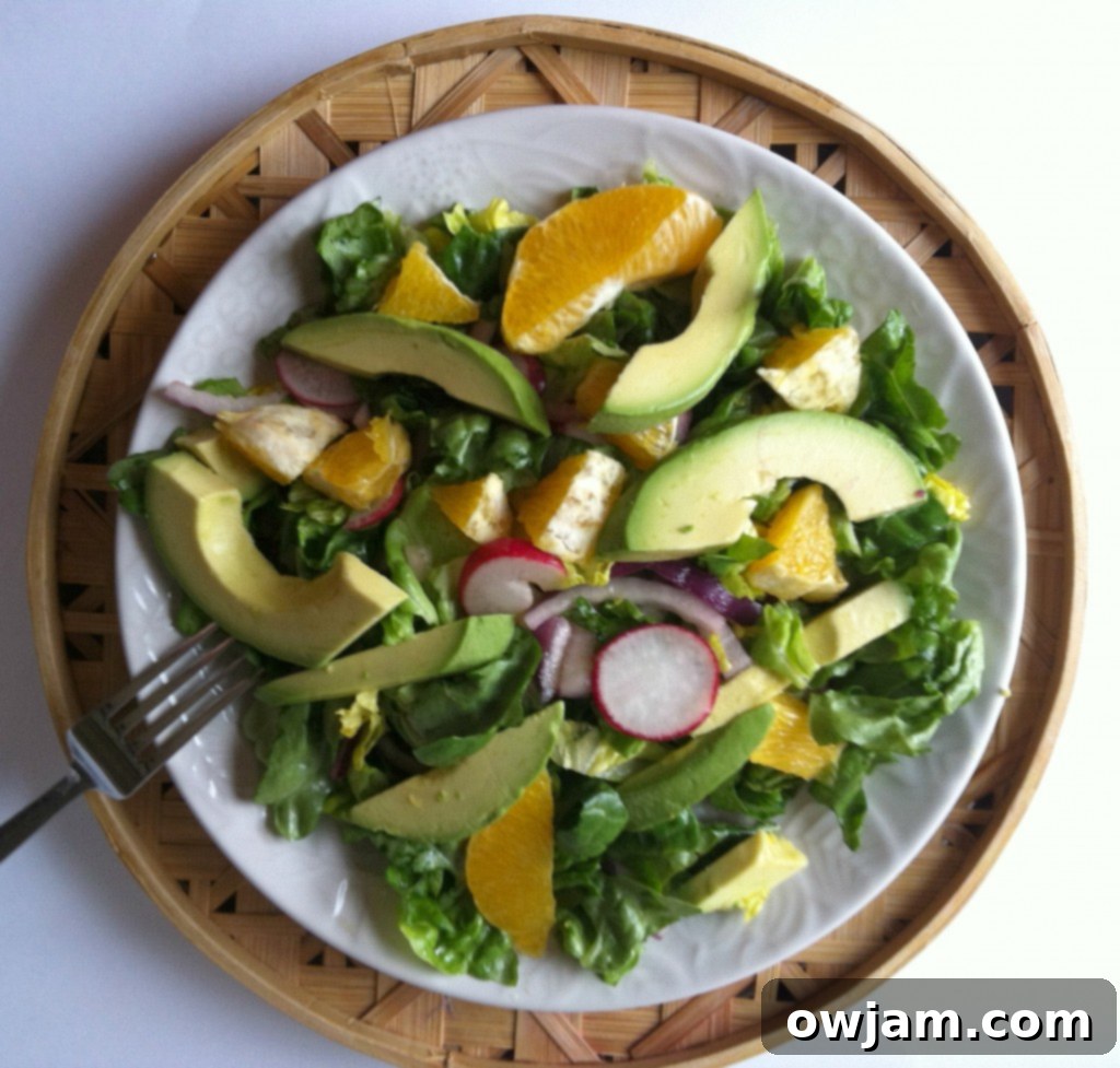Fresh Butter Lettuce Salad ready for a healthy meal