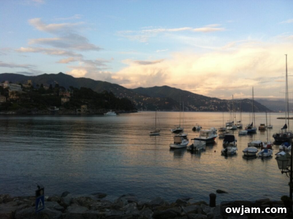 Beautiful harbor view of Santa Margherita Ligure