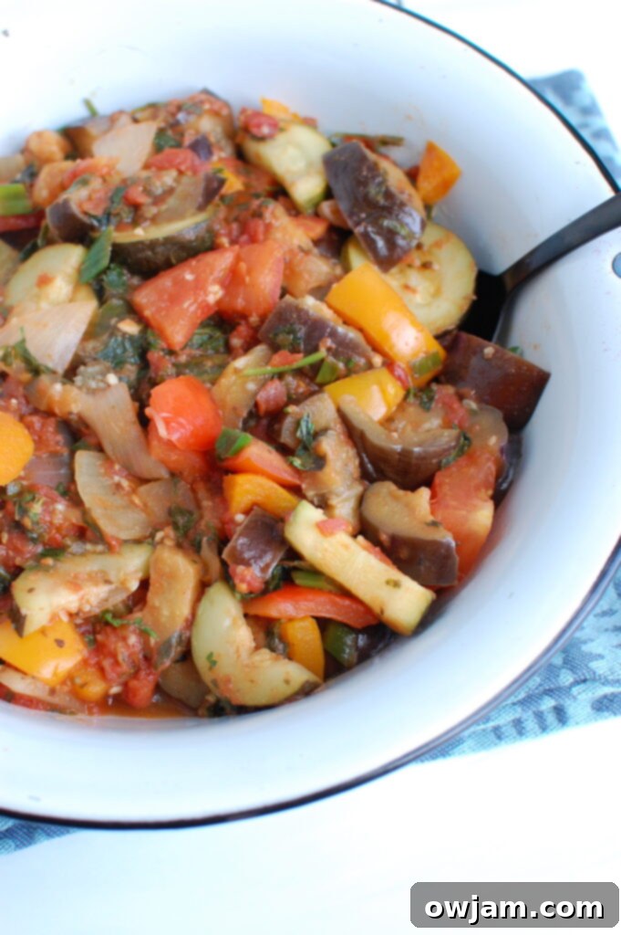 Perfect Ratatouille 3 Ratatouille Recipe with spoon