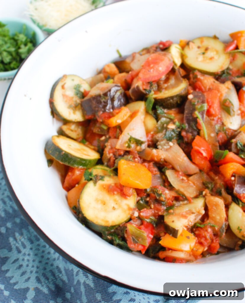 Perfect Ratatouille 4 Ratatouille Recipe side view