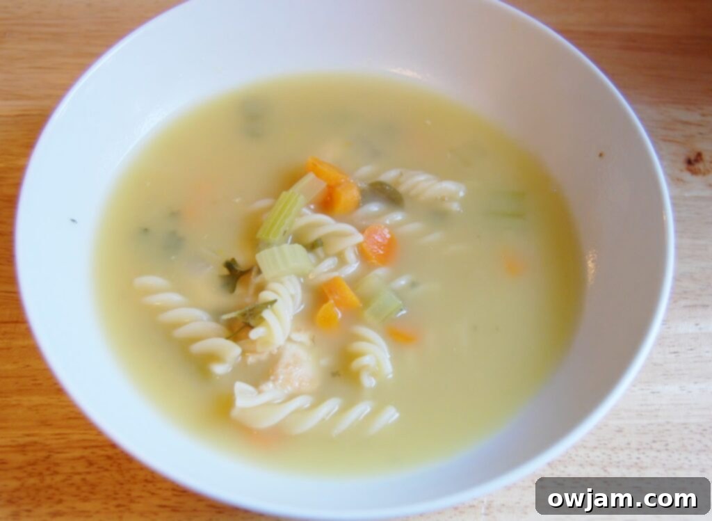 Comforting chicken Noodle Soup recipe