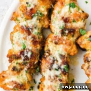 Garlic Parmesan Chicken Skewers