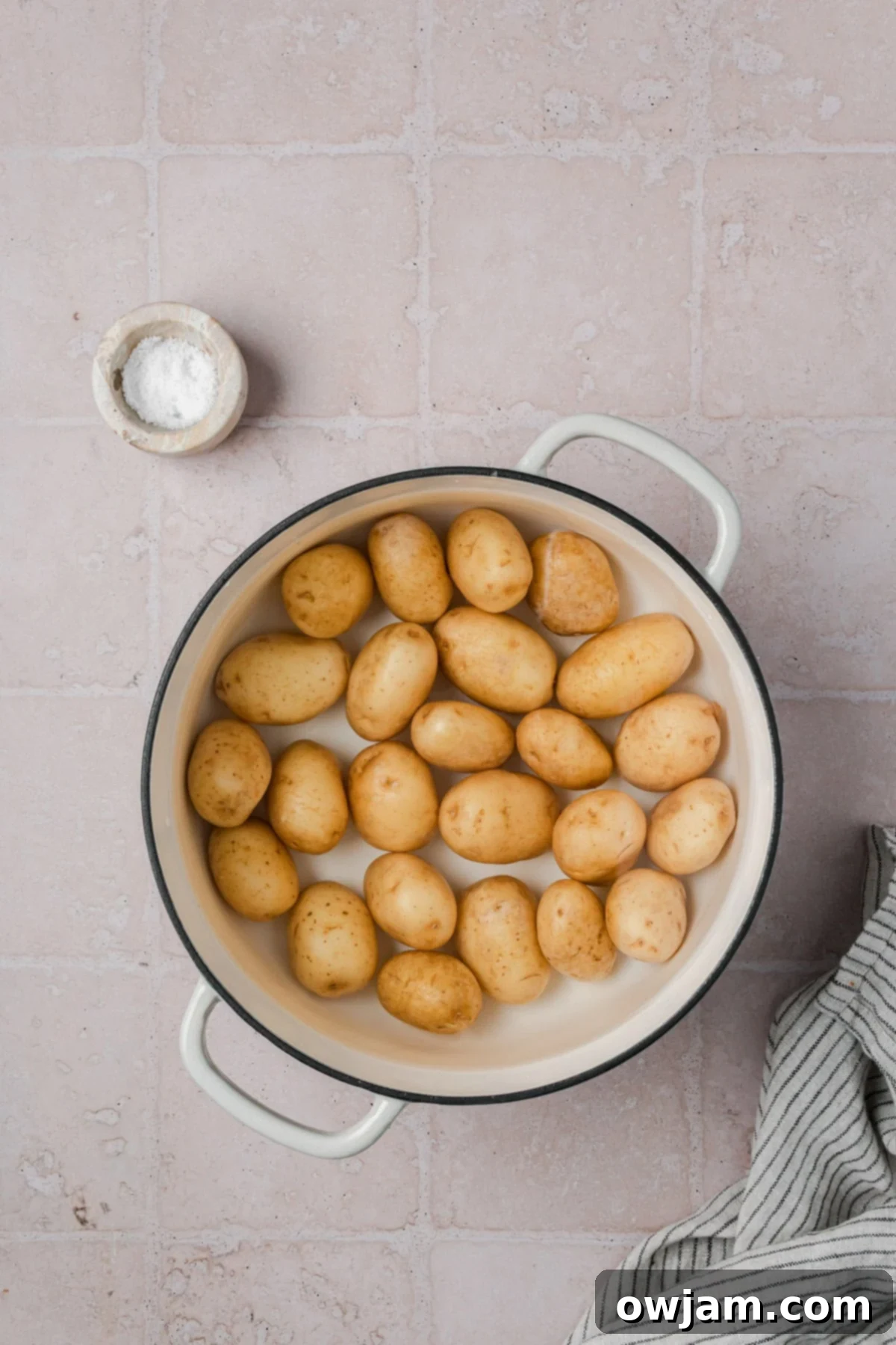 Garlic Parmesan Smashed Potatoes 5 Easy potato side dish with garlic and parmesan