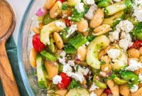 Greek Gigantes Bean Salad