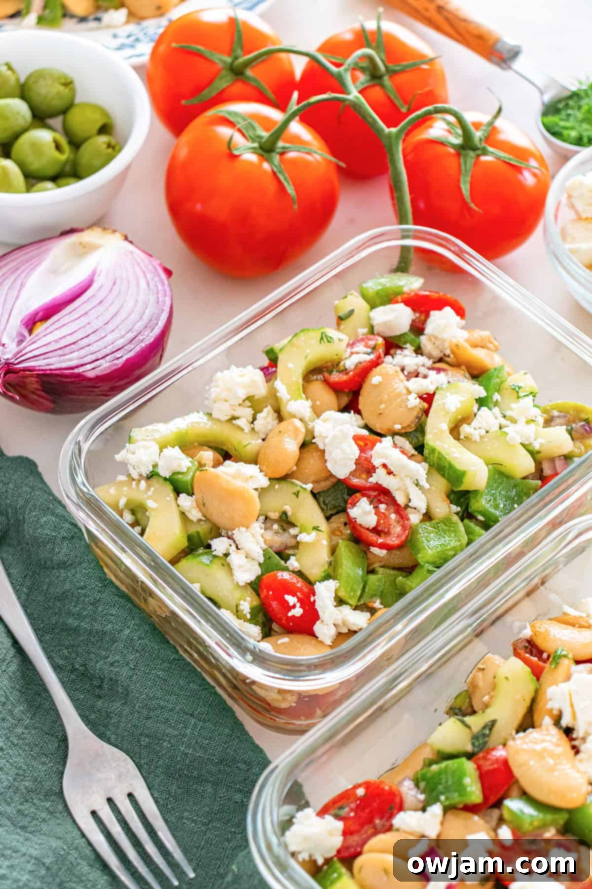 Greek Gigantes Bean Salad 11 Easy Butter Bean Salad