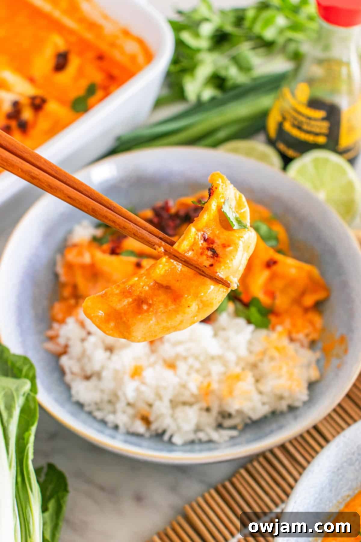 Sheet Pan Dumpling Dinner 6 Baked Dumplings with Chili Crisp